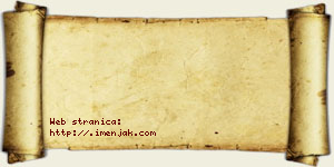 Jadranka Jačovac vizit kartica